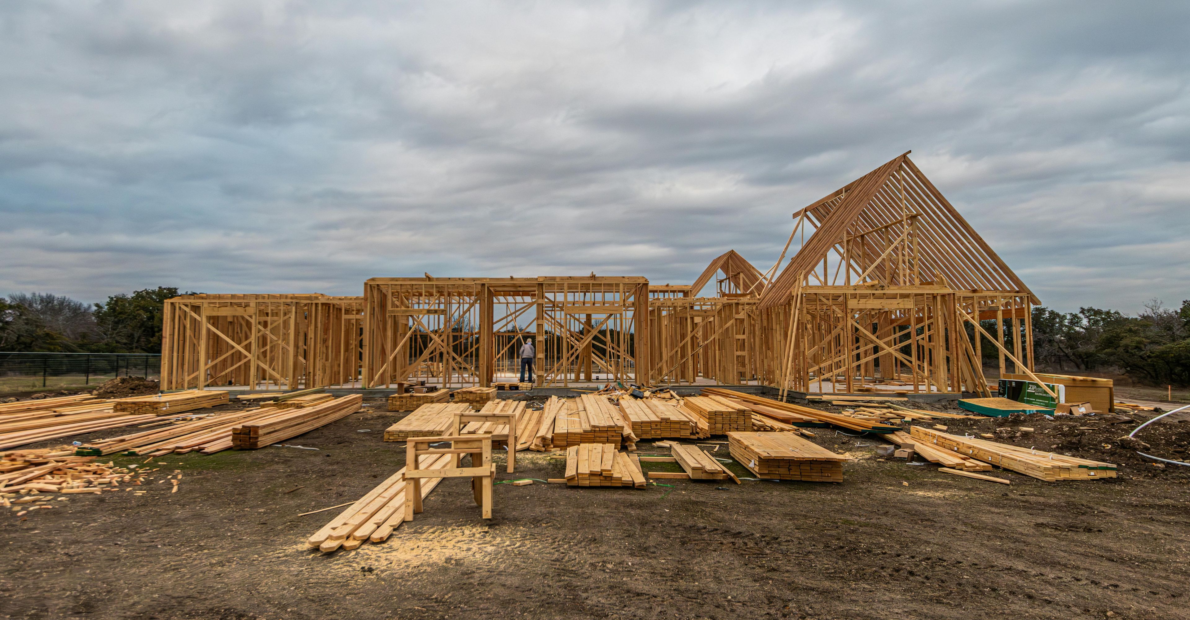 Precision framing on a Hernando County residential project